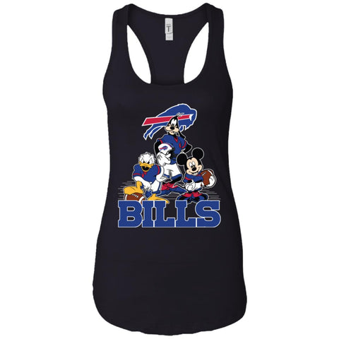 Mickey Mouse Buffalo Bills American Football Nfl Sports Shirt Women Tank Top Black / X-Small Women Tank Top - parenttees