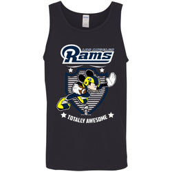 Nfl – Los Angeles Rams Totally Awesome Mickey Mouse Super Bowl 2019 Football Men Cotton Tank