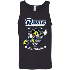 Nfl – Los Angeles Rams Totally Awesome Mickey Mouse Super Bowl 2019 Football Men Cotton Tank Men Cotton Tank - parenttees