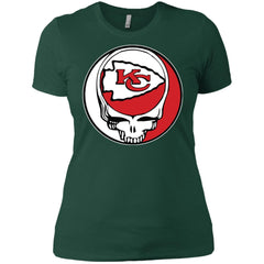 Kansas City Chiefs Grateful Dead Steal Your Face Football Nfl Shirts Women Cotton T-Shirt Women Cotton T-Shirt - parenttees
