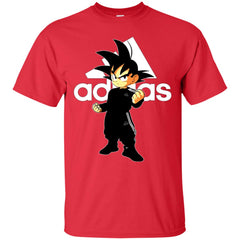 Goku Treding Adidas White T-shirt Men Cotton T-Shirt Men Cotton T-Shirt - parenttees