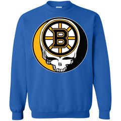 Boston Bruins Grateful Dead Steal Your Face Hockey Nhl Shirts Crewneck Pullover Sweatshirt Crewneck Pullover Sweatshirt - parenttees