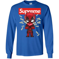 Supreme Deadpool Funny T-shirt Men Long Sleeve Shirt Men Long Sleeve Shirt - parenttees