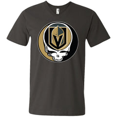 Vegas Golden Knights Grateful Dead Steal Your Face Hockey Nhl Shirts Men V-Neck T-Shirt Men V-Neck T-Shirt - parenttees