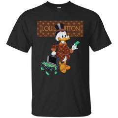 Louis Vuitton Donald Duck T-shirt Men Cotton T-Shirt Men Cotton T-Shirt - parenttees