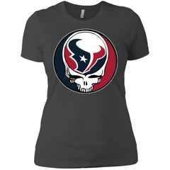 Houston Texans Grateful Dead Steal Your Face Football Nfl Shirts Women Cotton T-Shirt Women Cotton T-Shirt - parenttees