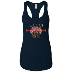 Gucci New Style Bull Dogs T-shirt Women Tank Top Women Tank Top - parenttees