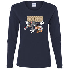 Gucci Tom And Jerry Cartoon T-shirt Women Long Sleeve Shirt Women Long Sleeve Shirt - parenttees