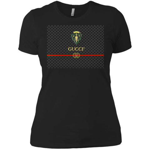 Gucci Graphic Logo Black T-shirt Women Cotton T-Shirt Black / X-Small Women Cotton T-Shirt - parenttees