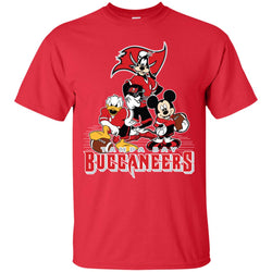 Mickey Mouse Tampa Bay Buccaneers American Football Nfl Sports Shirt Men Cotton T-Shirt