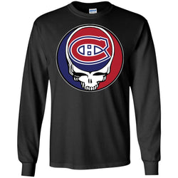 Montreal Canadiens Grateful Dead Steal Your Face Hockey Nhl Shirts Men Long Sleeve Shirt