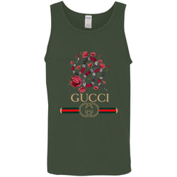 Gucci Logo Snake T-shirt Men Cotton Tank