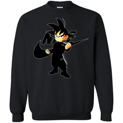 Goku Nike Best Shirt Trending T-shirt Crewneck Pullover Sweatshirt Black / S Crewneck Pullover Sweatshirt - parenttees