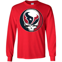 Houston Texans Grateful Dead Steal Your Face Football Nfl Shirts Men Long Sleeve Shirt Men Long Sleeve Shirt - parenttees