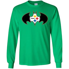 We Are The Pittsburgh Steelers Batman Nfl Mashup Men Long Sleeve Shirt Men Long Sleeve Shirt - parenttees