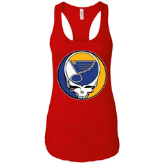 St Louis Blues Grateful Dead Steal Your Face Hockey Nhl Shirts Women Tank Top Women Tank Top - parenttees