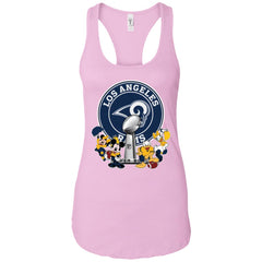 Los Angeles Rams Super Bowl 2019 Mickey Minnie Mouse Donald Daisy Duck Football Nfl Women Tank Top Women Tank Top - parenttees