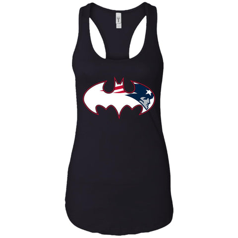 We Are The New England Patriots Batman Nfl Mashup Women Tank Top Black / X-Small Women Tank Top - parenttees