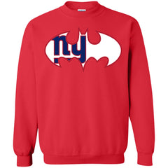 We Are The New York Giants Batman Nfl Mashup Crewneck Pullover Sweatshirt Crewneck Pullover Sweatshirt - parenttees