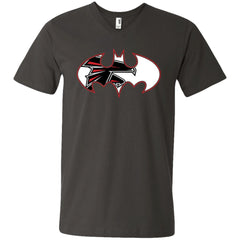 We Are The Atlanta Falcons Batman Nfl Mashup Men V-Neck T-Shirt Men V-Neck T-Shirt - parenttees