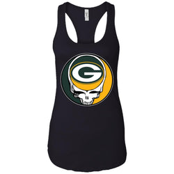 Green Bay Packer Grateful Dead Steal Your Face Football Nfl Shirts Women Tank Top