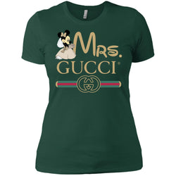 Gucci Couple Disney Minnie Valentine's Day T-shirt Women Cotton T-Shirt