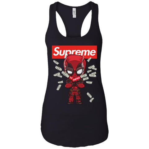 Supreme Deadpool Funny T-shirt Women Tank Top Black / X-Small Women Tank Top - parenttees