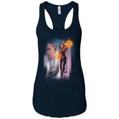 Captain Marvel Flying Space Portrait Women Tank Top Women Tank Top - parenttees