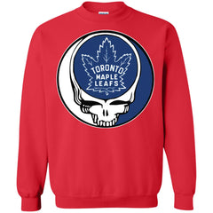 Toronto Maple Leafs Grateful Dead Steal Your Face Hockey Nhl Shirts Crewneck Pullover Sweatshirt Crewneck Pullover Sweatshirt - parenttees