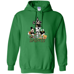 Nfl – New Orleans Saints Donald Duck Goofy Mickey Mouse Super Bowl 2019 Football Pullover Hoodie Sweatshirt Pullover Hoodie Sweatshirt - parenttees