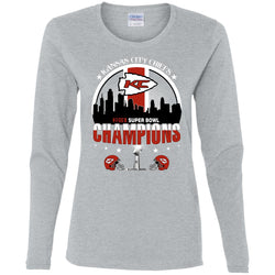 Nfl – Kansas City Chiefs 2019 Super Bowl Champions Football Women Long Sleeve Shirt