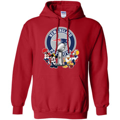 New England Patriots Super Bowl 2019 Mickey Minnie Mouse Donald Daisy Duck Football Nfl Pullover Hoodie Sweatshirt Pullover Hoodie Sweatshirt - parenttees