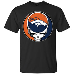 Denver Broncos Grateful Dead Steal Your Face Football Nfl Shirts Men Cotton T-Shirt Men Cotton T-Shirt - parenttees