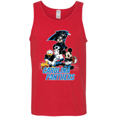 Mickey Mouse Carolina Panthers American Football Nfl Sports Shirt Men Cotton Tank Men Cotton Tank - parenttees