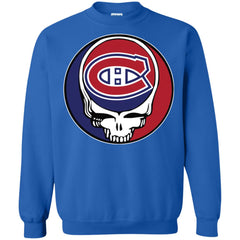 Montreal Canadiens Grateful Dead Steal Your Face Hockey Nhl Shirts Crewneck Pullover Sweatshirt Crewneck Pullover Sweatshirt - parenttees