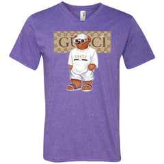 Best Life Gucci Bear T-shirt Men V-Neck T-Shirt Men V-Neck T-Shirt - parenttees