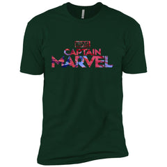 Captain Marvel Bold Tie Dye Movie Logo Men Short Sleeve T-Shirt Men Short Sleeve T-Shirt - parenttees