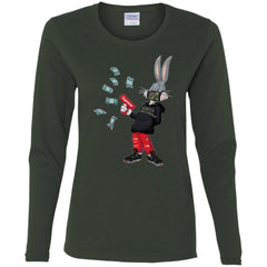 Rabbit Gucci T-shirt Women Long Sleeve Shirt Women Long Sleeve Shirt - parenttees