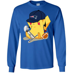 Nfl - New England Patriots Pikachu Super Bowl 2019 Football Men Long Sleeve Shirt Men Long Sleeve Shirt - parenttees