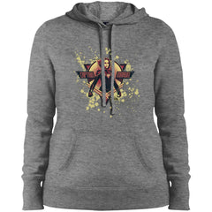 Captain Marvel Cracked Paint Splatter Logo Women Hooded Sweatshirt Women Hooded Sweatshirt - parenttees