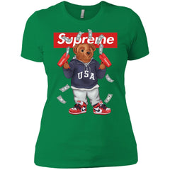 Supreme Bear Hot Trending T-shirt Women Cotton T-Shirt Women Cotton T-Shirt - parenttees