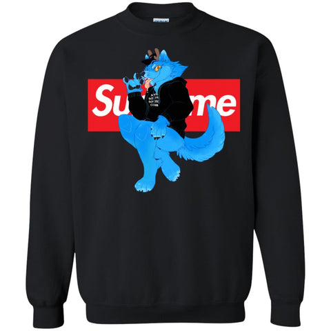 Supreme Woft T-shirt Crewneck Pullover Sweatshirt Black / S Crewneck Pullover Sweatshirt - parenttees