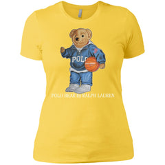 Polo Bear Ralph Lauren Women Cotton T-Shirt Women Cotton T-Shirt - parenttees