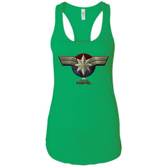 Marvel Captain Marvel Movie Chest Symbol Women Tank Top Women Tank Top - parenttees