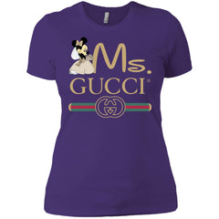 Ms Minnie Gucci Couple Disney Shirt Valentine's Day T-shirt Women Cotton T-Shirt Women Cotton T-Shirt - parenttees