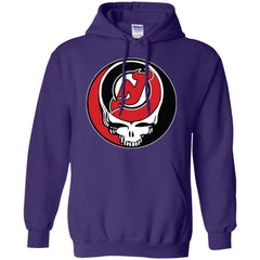 New Jersey Devils Grateful Dead Steal Your Face Hockey Nhl Shirts Pullover Hoodie Sweatshirt Pullover Hoodie Sweatshirt - parenttees