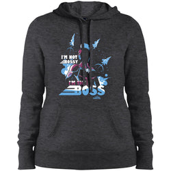 Captain Marvel I'm The Boss Space Blue Red Women Hooded Sweatshirt