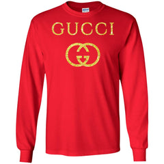 Gucci Logo Vintage Inspired Men Long Sleeve Shirt Men Long Sleeve Shirt - parenttees