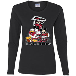 Mickey Mouse Atlanta Falcons American Football Nfl Sports Shirt Women Long Sleeve Shirt