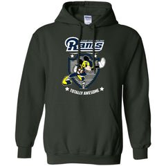 Nfl – Los Angeles Rams Totally Awesome Mickey Mouse Super Bowl 2019 Football Pullover Hoodie Sweatshirt Pullover Hoodie Sweatshirt - parenttees